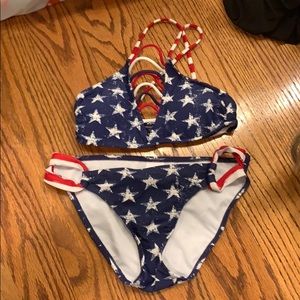 Xhilaration patriot bathing suit